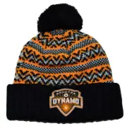 Houston Dynamo Mitchell & Ness Jacked MLS Pom Pom Beanie Winter Knit Hat