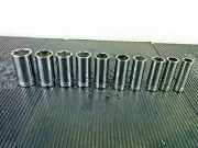 #af708 NEW!! Snap On 1/2" Drive SAE Deep 6pt Socket Set 11/16" to 1-1/4"