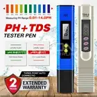 PH TDS Hydroponics Water Tester Pen Meter Aquarium Pool Digital Test Kit Monitor