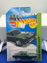 HOT WHEELS 2014 WORKSHOP 1963 ASTON MARTIN DB5 GREEN LOC 49