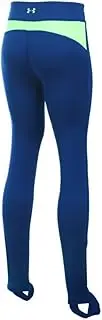 (Small, Caspian (403) / Lime Light/Cool Grey) - Under Armour Girls' Finale Legging