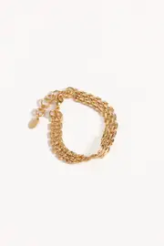 [PUP35] Drew Bracelet - Gold Gold