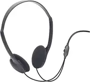 Moki Lite Wired Over Ear 3.5mm Jack Headphones w/Volume Control Black