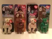 ty beanie babies mcdonalds Internatinal Bear Set Of 4 W/ Errors RARE