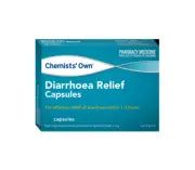 Chemists Own Diarrhoea Relief Effective Within 1-3 Hours 12 Capsules