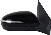 Auto Electric Folding Turn Signal Heating Lens Adjustment Mirror Assy Compatible For Hyundai I20 2016 2017 Car Rearview Mirror Assembly(Style 2)