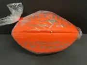 AFL SHERRIN KB KANGAROO BRAND ORANGE AUSTRALIAN MADE LEATHER GAME BALL FOOTBALL