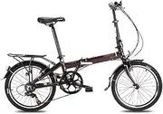 WWCEEM Adult Folding Bicycle Children Speed Adjustable Bicycle Playing Bicycles 20 Inch Adult Men and Women Bicycle Ultra-Light