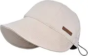 [Mawjom] Women Cotton Spring Baseball Cap - Cotton Golf Sun Hat for Spring Summer Outdoor