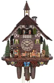 HerrZeit by Adolf Herr Cuckoo Clock - Happy Family AH 801/1 8TMT NEW