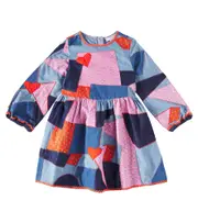 [Stella McCartney Kids] Stella McCartney Kids Patchwork denim dress Y 2 multicoloured