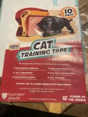 Cat Training Tape Anti-Scratch (7) Pack Panther Armor New