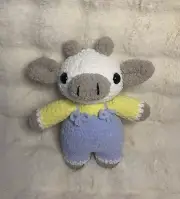 Cow Nursery Baby Handmade Amigurumi CROCHET Doll Plushie