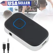 Wireless Bluetooth 5.0 Car Mp3 Transmitter Receiver Adapter Audio 3.5mm Jack Aux