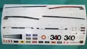 DECAL SHEET from AMT 71 Duster 340 1:25 Model Kit DECALS