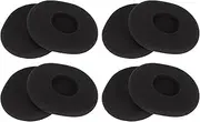 Replacement Ear Pads Cushions for Logitech H800, Noise Isolation Soft Headset Ear Cushions, 4 Pairs Sponge Earpads Cushions, Black