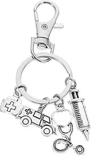 [CALLARON] Doctor Key Ring Pendant Keychain Bag Charm for Nurses Doctors Stylish Key Holder Ornament for Handbags Backpacks Durable Material