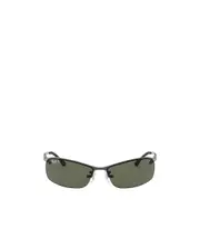 Ray-Ban Shield Frame Sunglasses 63 Green