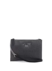 GUESS Women's Coal Logo Conley Crossbody Bag in Black