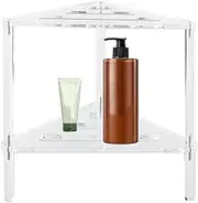 Shower Bench for Shaving Legs | Waterproof Acrylic Double-Tier Shower Caddies - Heavy Duty Bathing Stable Chairs for Enhanced Safety