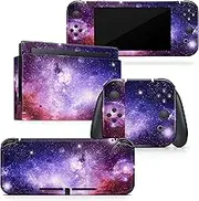 TACKY DESIGN Galaxy skin for Nintendo switch, Planets Switch skin, High-quality Vinyl 3m sticker, Full wrap cover