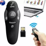 Wireless Presenter PowerPoint Mouse Clicker Laser Pointer Presentation Remote