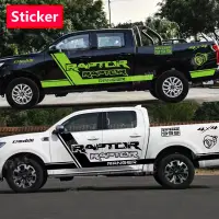 在飛比找蝦皮購物優惠-適用於福特 F150 Raptor 皮卡汽車側門貼紙車身貼花