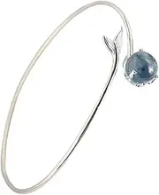 Whale Tail Bracelet Party Favor Wrap Bracelets Metal Bracelet Metal Bangle Bracelet for Women Hand Accessories Extender Bracelets Bangle Cuff Adjustable Bangle Silver