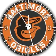 Baltimore Orioles Frameless Borderless Wall Clock Nice For Gifts or Decor F37