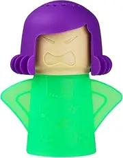 iFlyMars Angry Mama Microwave Oven Cleaner, Fast Action Steam Kitchen Gadget,Just Add Vinegar and Water (Green)