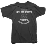 John Lennon Official T-Shirt - Bahamas Prison Tee worn by John Lennon - Mens