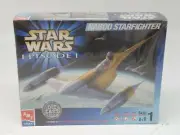 Star Wars Ep. 1 DIE CAST 1999 Naboo Starfighter AMT Ertl Mandalorian Sealed!