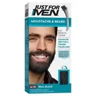 Just For Men Moustache & Beard Brush-In Colour Gel Real Black