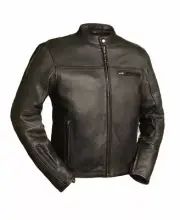 FIRST MANUFACTURING Men's leather jacket The Manchester