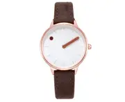 W45 Coffee Color Belt Ladies Watch Fashion Casual All-match Waterproof Quartz Watch Girls Decorative Wristband Jewelry