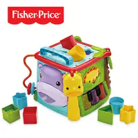 在飛比找PChome24h購物優惠-【奇哥】Fisher-Price 費雪 可愛動物積木盒