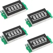 EMSea 4Pcs Battery Capacity Indicator Module 3-34V Battery Charge Indicator Module 5mA Compatible with 1S 2S 3S 4S 5S 6S 7S 8S