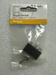 Radio Shack Toggle Switch. DPDT, 3A @ 125VAC, 1.5A @ 250VAC, 275-0666. New!