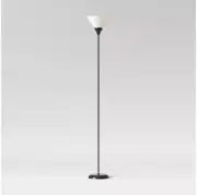Room Essentials™ ~ 3-Way Switch ~ Floor Lamp ~ Black Finish ~ Plastic Shade