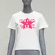 [二手] CHRISTIAN DIOR 2022 Vibe neon pink star logo print short sleeve tshirt XS