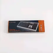 BLACKWEB Wireless Silent Keyboard Low Profile Quiet-Touch Keys BWC17H0005 Silver