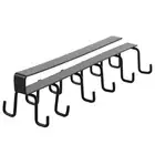 Hooks Under Shelf Cups Rack Drilling Coffee Cups Holder Kitchen Utensil5821