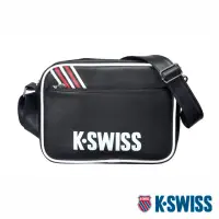 在飛比找momo購物網優惠-【K-SWISS】皮革側背包 Leather Bag Sma