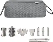 [KarSyon] Shark Flex Style Case for Dyson Airwrap Hair Dryer Brush Revlon Hair Tools Travel Bag Carrying Case Flat Curling Iron Organizer (Grey)