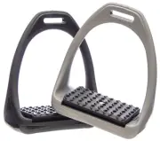 Compositi Reflex 3D Stirrup Irons - 4.75" - Pair Colors: Black