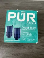PUR- PLUS Mineral Core Faucet Mount Water Filter Replacement 2 Pack