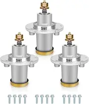 Lawn Mower Spindle Replacement Part Number 532129861 532173436 for Husqvarna 48 52 61 inch Deck EZ 4216 4217 Jonsered LGT54 Poulan Pro PP24VH54 Redmax RZT61X Lawn Tractors Mandrel Assembly, 3 Pack