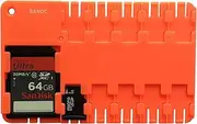 Bandc 2pcs Red Micro Sd/sdhc/sdxc Card Storage Holder Case (Memory Card Not Included)