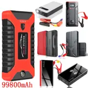 12V Car Jump Starter Power Bank Pack Booster Battery Vehicle Charger Portable MW