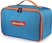 Gemmicc Toy Carry Case,Magnetic Tiles Storage Bag, Water Resistant Oxford Cloth Organizer, Box Storage Bin for Playroom, Classroom,Home Organization(Blue)